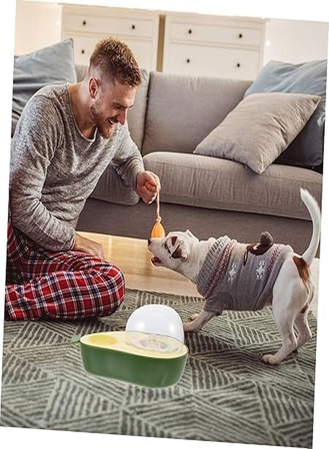 CREDLY Cat Food Bowl and Cat Water Dispenser Set: Multifunctional Slow Feeder Cat Bowl Raised Pet Whisker Fatigue Food Bowl & Gravity Cat Water Bowl for Cats Puppy Small Dogs Kittens(Green Yellow) - Image 5